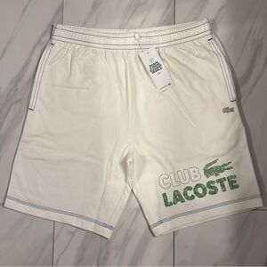 Men’s Lacoste Logo Organic Cotton Shorts